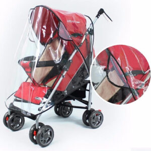 plástico cubre coche bebé