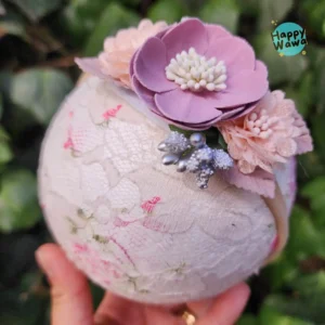 cintillo de flores para bebés