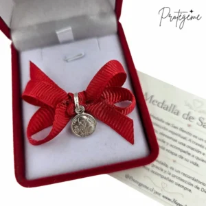 medalla san benito de plata