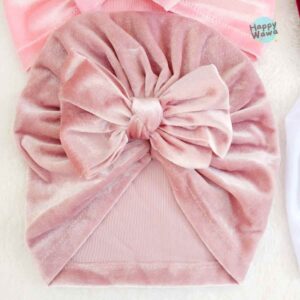 Turbante terciopelo - rosa oscuro