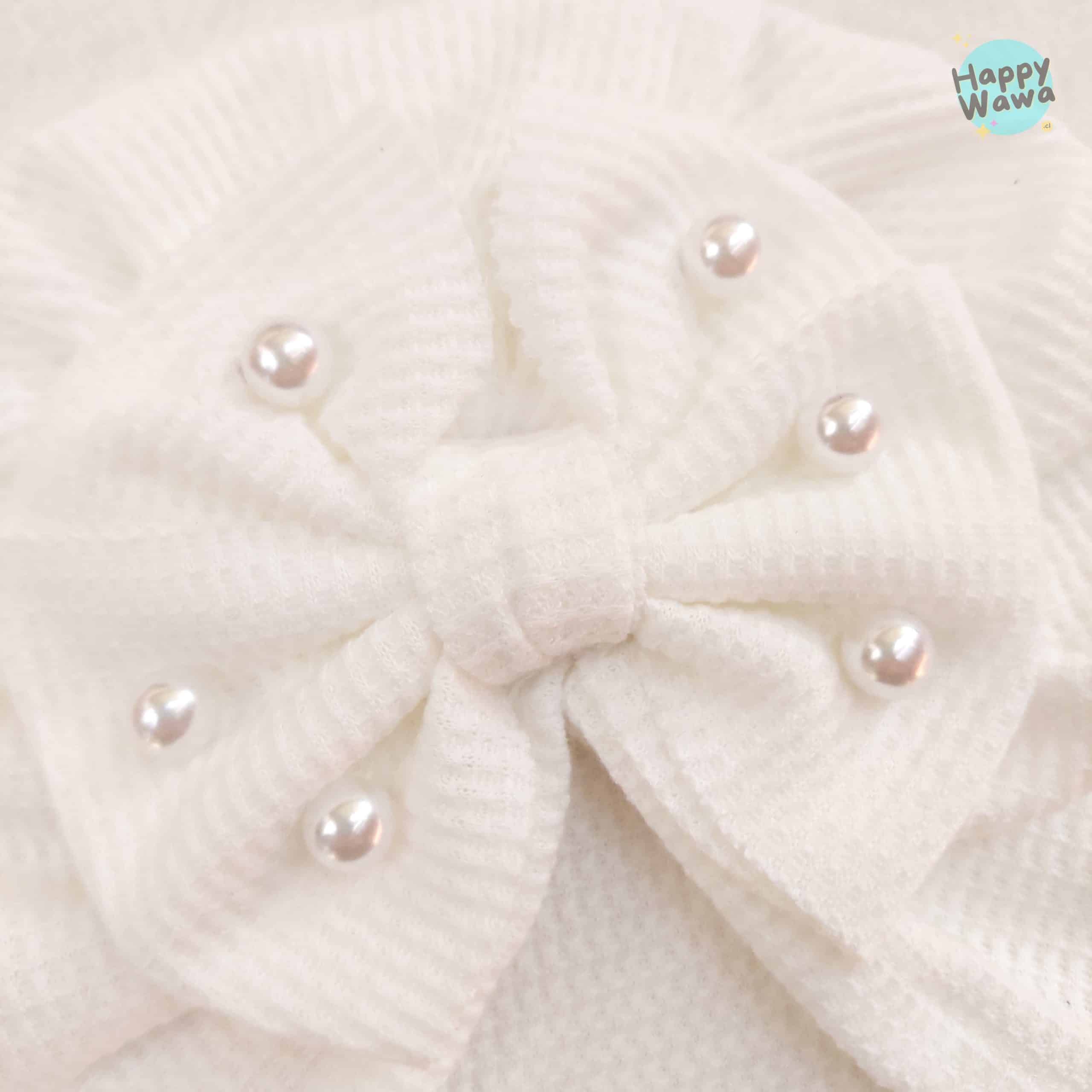 turbante bebe blanco