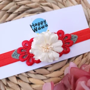 cintillo corona flores bebe niña - HappyWawa