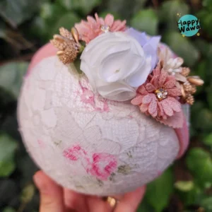 cintillo de flores para bebés