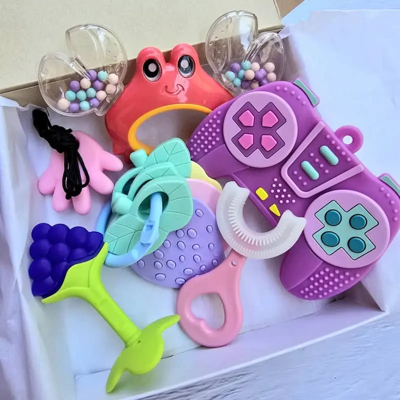 juguetes mordedores para bebes