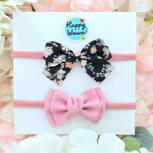 cintillos para bebes niña lacito cinta floral