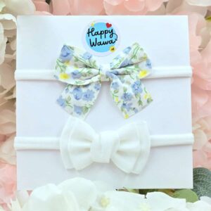 cintillos para bebes niña lacito cinta floral