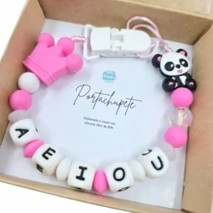 portachupete porta chupete con nombre personalizado