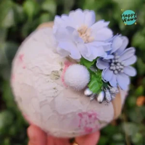 cintillo de flores para bebés