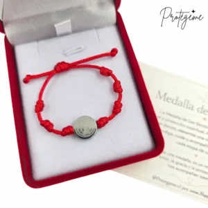 PULSERA SAN BENITO ACERO QUIRURGICO