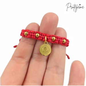 PULSERA SAN BENITO ACERO QUIRURGICO
