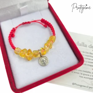 PULSERA SAN BENITO PLATA 925 Y AMBAR BÁLTICO