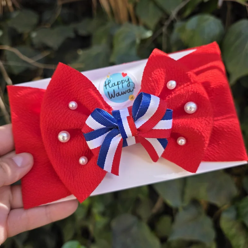 cintillos lazos para bebe de fiestas patrias 18 de septiembre chile