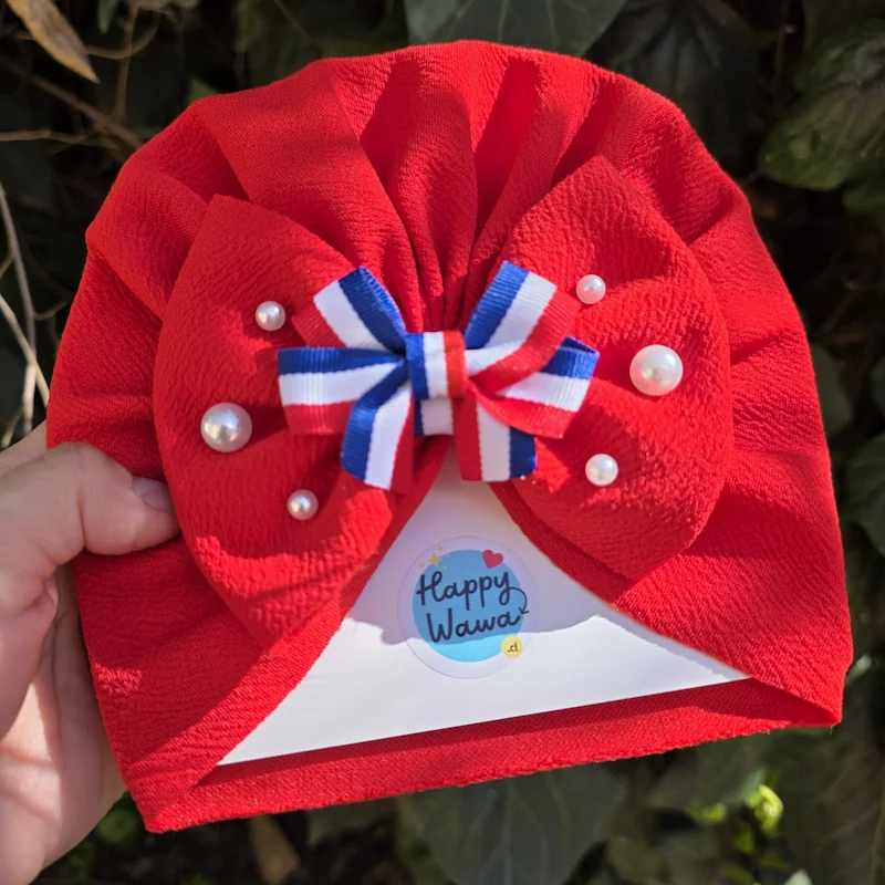 turbante de bebe fiestas patrias chile 18 de septiembre