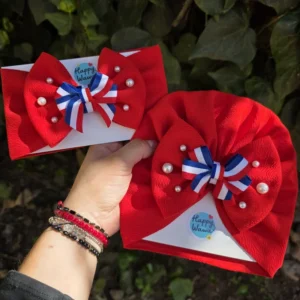 turbante bebe y cintillo fiestas patrias chile 18 de septiembre bebe