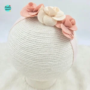 cintillo de flores para bebes y niñas